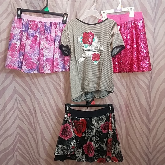 Justice Other - Justice lot sz 10 & 12 shirt and 3 skirts skorts Justice Other - Justice lot sz 10 & 12 shirt and 3 skirts skorts